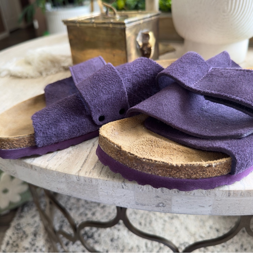 Pre-Owned Purple Birkenstock Suede Sandals US Women’s Size 9